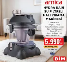 ARNİCA HYDRA RAİN SU FİLTRELİ HALI YIKAMA MAKİNESİ